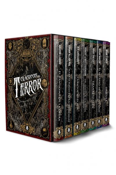 colección, caja clásicos de terror