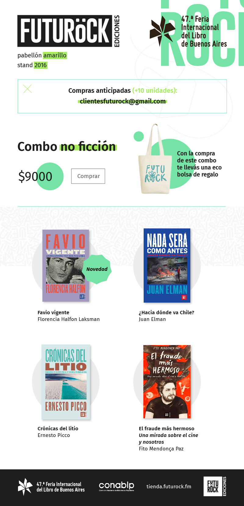 libros de no ficción Flor Halfon, Juan Elman, Ernesto Picco y Fito Mendonca Paz