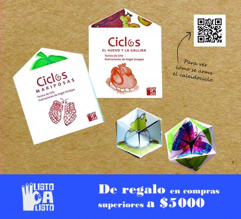 Regalo en compras superiores a $5000: dos caleidociclos