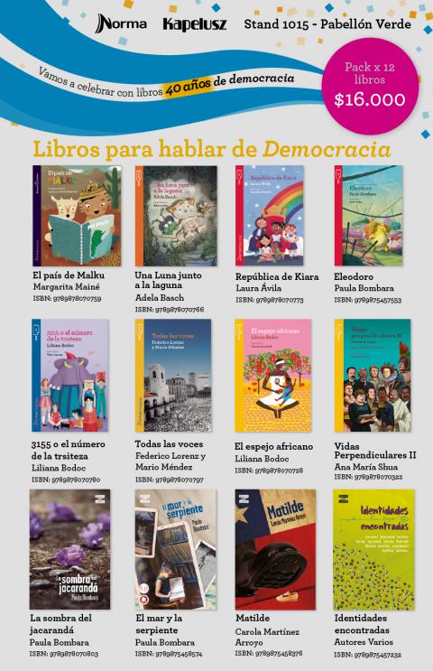 Margarita Mainé, Adela Basch, Laura Ávila, Liliana Bodoc, Federico Lorenz, Mario Méndez, Paula Bombara, Carola Martinez, Ana María Shua.
