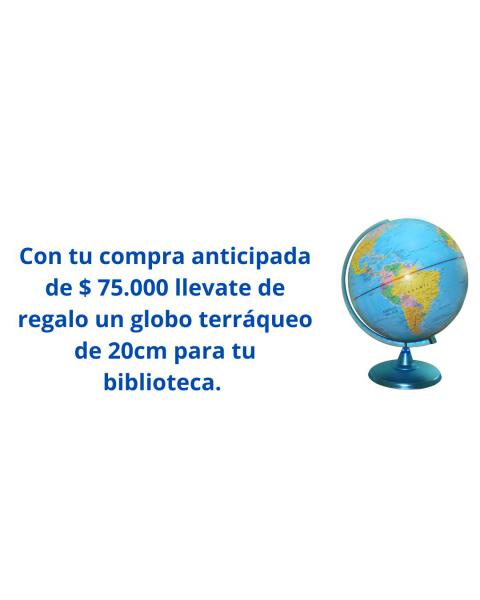 compra anticipada, globo terráqueo, promoción