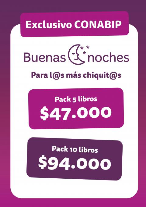 Primeros lectores y prelectores x 5 y x10! Colección Buenas Noches Los mejores autores para los más chiquitos, de 0 a 5 años.