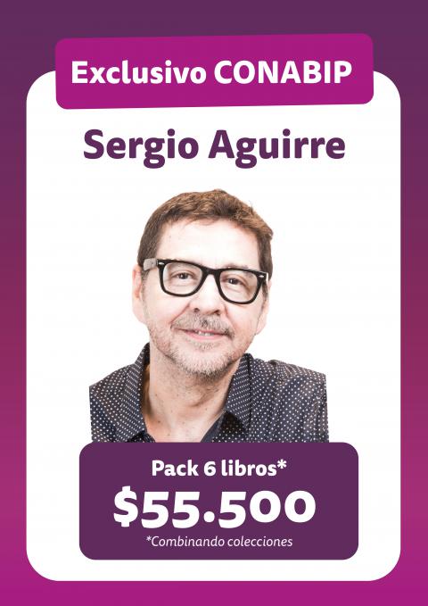 El gran Sergio Aguirre, autor de Los vecinos mueren en las novelas, llega con novedad 2025. Pack por 6 libros surtidos.