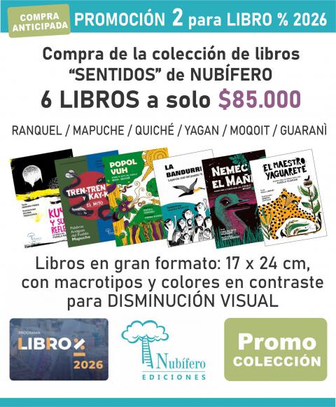Precio especial para completar la colección "Sentidos" de leyendas inclusivas.