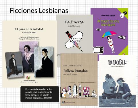 El pozo de la soledad +  La puerta + Mi madre favorita tiene bíceps + La  doble + Pollera pantalón = 80.000 $