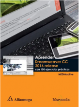 Aprender Dreamweaver CC 2016 release con 100 ejercicios prácticos