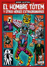 «Este libro reúne a la más variopinta galería de héroes surgidos del lápiz de Quique Alcatena. El Hombre Tótem, El Cardo, La Marca, Tom Sphinx, Claroscuro y Hunter Grey. Aventuras que van del misterioso egipto al lejano oeste, del policial negro al estridente pop. Cada historia nos invita a ingresar al mundo de estos coloridos justicieros y disfrutar de sus andanzas».