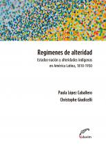 A partir de estudios de caso específicos en México, Argentina, Paraguay, Colombia y Bolivia, Regímenes de alteridad explora la manera en que el sujeto autóctono y la posición de alteridad con la que se lo asocia dependen en gran medida del contexto histórico.