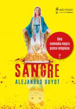 Sangre es una comedia negra con momentos perturbadores, delirantes y violentos, donde se entremezclan una logia de ebanistas reales, vírgenes milagrosas, gatitos de la suerte, un periplo ilegal en Europa, y una Argentina clandestina bajo los designios de una de las peores crisis de las últimas décadas.   Una novela de enredos, psico religiosa, que devela el secreto mejor guardado de la Europa medieval en medio de la crisis de la Argentina del 2001.  Alejandro logró crear, con Dante Cortediré, el protagonist