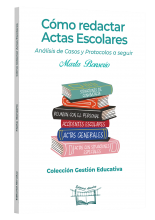 Tapa del libro Cómo redactar actas escolares