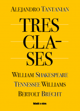 Tapa del libro Tres clases de Alejandro Trantanian