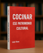 Si Cocinar es un acto político fue un grito, este libro es la pausa para pensar. Aunque nació antes, funciona como una precuela: la madre que dio origen al manifiesto.  En Cocinar: ese patrimonio cultural, Lolo Vlem propone una mirada sensible y profunda sobre la cocina como herencia, territorio y memoria colectiva.