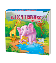 El león travieso