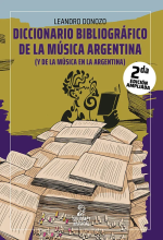 Tapa Diccionario bibliográfico de la música argentina (2da ed)