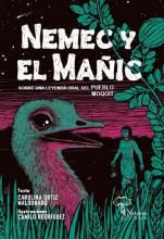 Leyenda del pueblo MOQOIT editada en macrotipo y colores contrastantes para lectores con disminución visual.