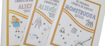 Con la compra del listado completo llevan 3 libretas de dibujo de regalo + lápiz