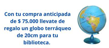 compra anticipada, globo terráqueo, promoción