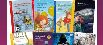 Parte del proyecto lector Imagina el futuro 8 libros sobre tecnología digital, juegos en línea, fakenews, inteligencia artificial y otros temas relacionados. Los mejores autores y autoras de literatura infantil y juvenil para todos los niveles escolares.