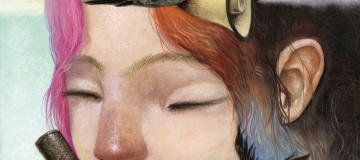 Lo que la diferencia de otros niños es que Lucía perdió la vista, pero no su capacidad de imaginar y de mirar de otra manera