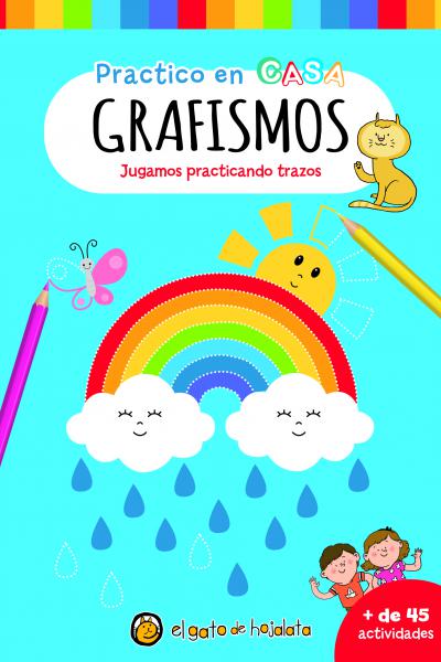 Libro de actividades con grafismos