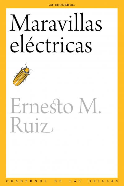 Maravillas eléctricas reúne la breve pero intensa obra poética de Ernesto M. Ruiz (1960-2003): cuatro libros «hechos a mano», entre 1988 y 1991, en tiradas que no superaban los cincuenta ejemplares.  Se incluye un anexo con facsimilares, imágenes y palabras de su «banda» de amigos, testimonios de una época donde los jóvenes, desencantados, exploraban escapatorias al tedio de la vida cotidiana: «¿podemos decir acaso, sin temor a dudas, que no nos sentimos asqueados de todas estas cosas?». Este libro, como pr