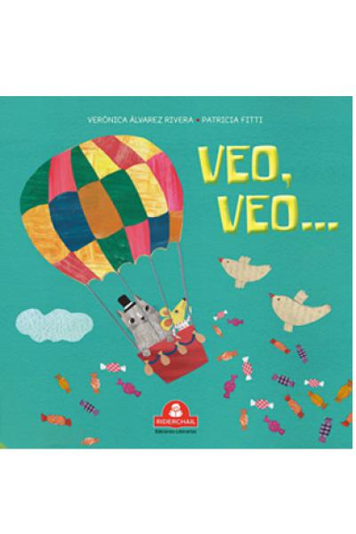 En el cielo, la calle y el mar hay cosas maravillosas para mirar. ¿Juagamos?  ¡Veo, veo! ¿Qué ves?  Libros de cartoné para la primera infancia.