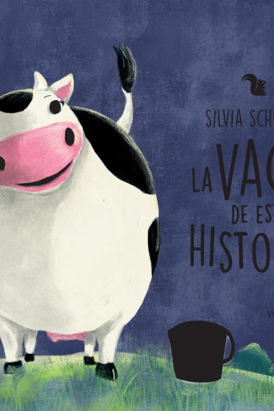 Una vaca dando leche