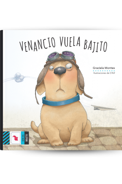 Venancio con sus lentes de vuelo