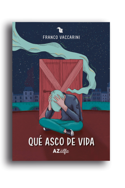 Un chico deprimida agarrándose la cabeza