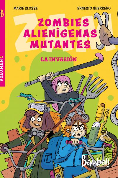 Zombies Alienígenas mutantes es una saga cuyo primer libro es La invasión, el primero de una gran aventura que vivirán Alejo, el protagonista, y sus amigos en su lucha por sobrevivir a la invasión de extraterrestres. 