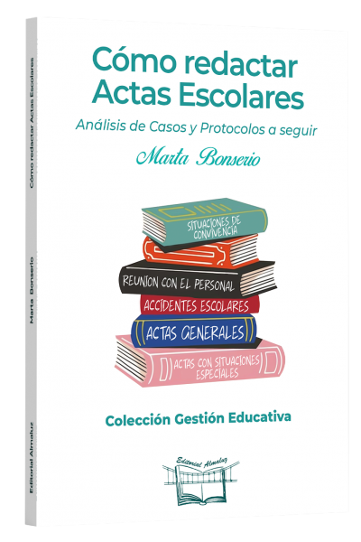 Tapa del libro Cómo redactar actas escolares