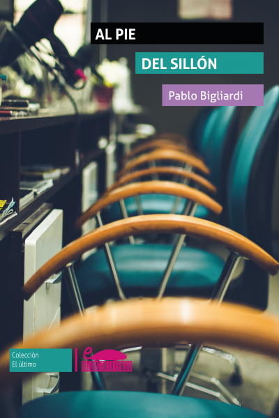 Tapa del libro de relatos de peluquería Al pie del sillón