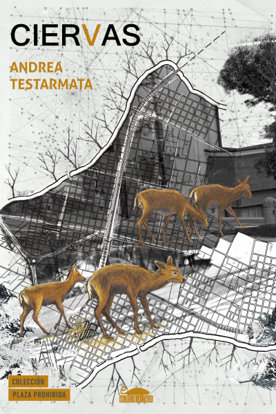 Tapa del poemario Ciervas de la autora Andrea Testarmata