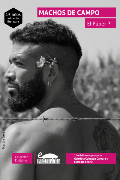 Tapa de Machos de campo, libro de cuentos sobre homosexualidad en los pueblos de provincia y zonas rurales escrito por Cristian Wachi Molina.